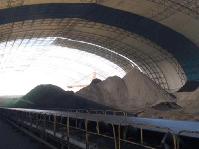 固原煤棚料仓网架